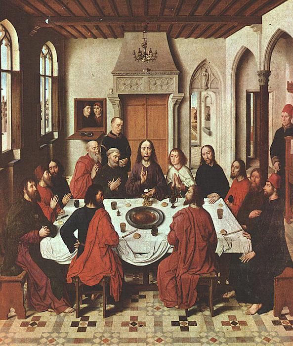 Dieric Bouts The Last Supper oil painting picture